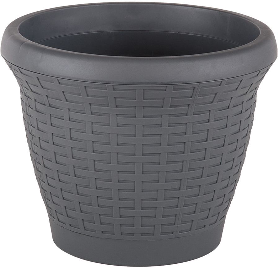 Квітковий вазон WIRE MESH 10L Антрацит