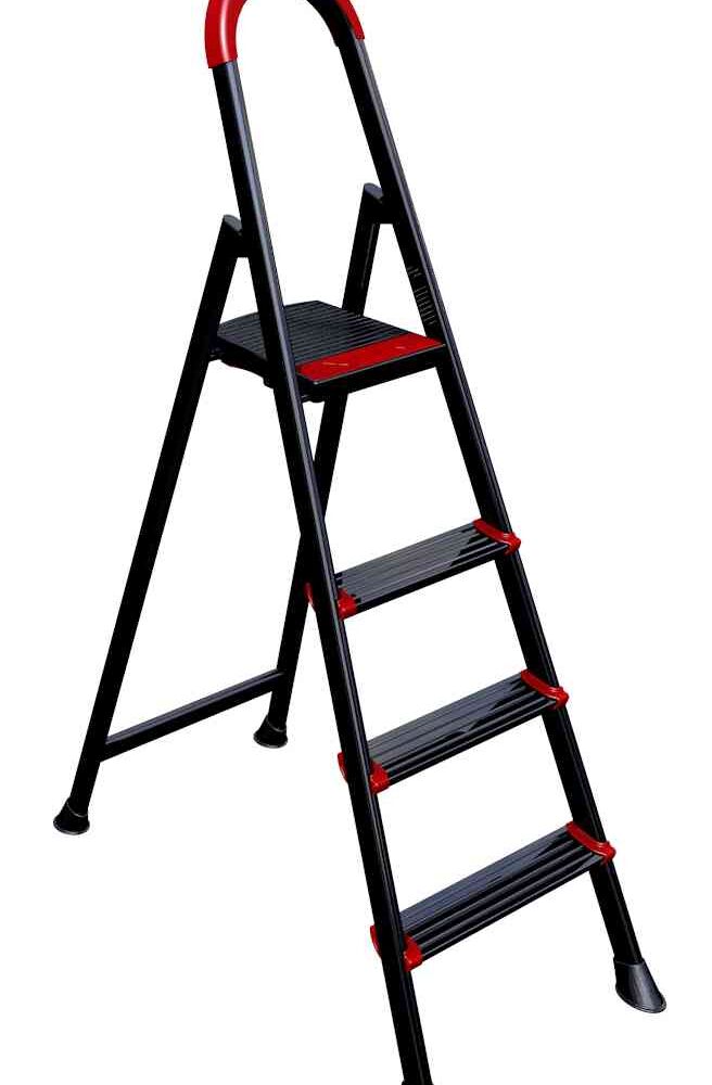 Драбина сталева BURMASTER EXPERT, 4 сходинки, 200кг